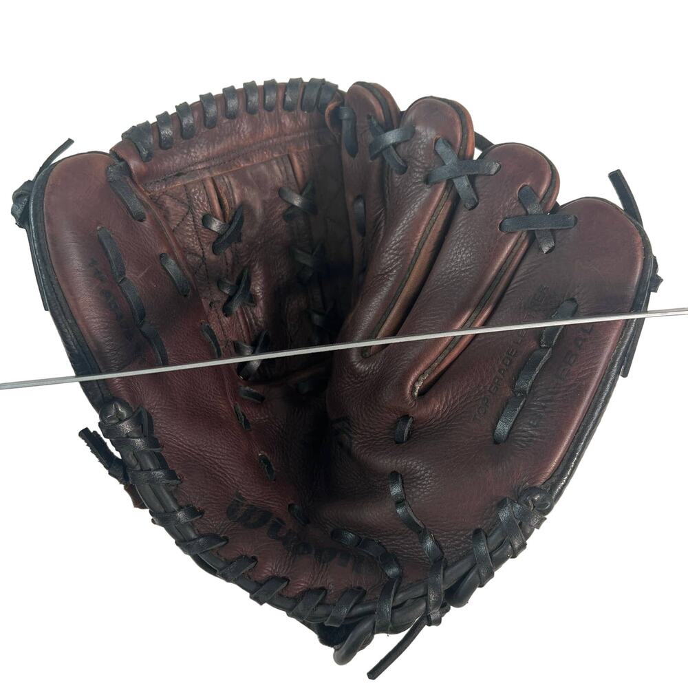 Wilson Leather Right Throw Brown Black‎ Baseball Glove A475  11"
